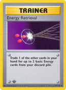 Energy Retrieval 081  - 1st Edition Base Set Shadowless - Uncommon