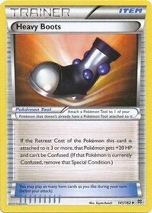 Heavy Boots 141  - Reverse Holofoil XY  BREAKthrough - Uncommon