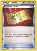 Reserved Ticket 147  - Reverse Holofoil XY  BREAKthrough - Uncommon