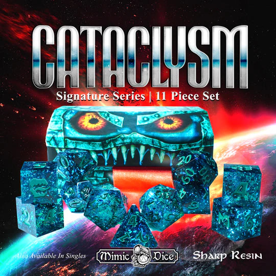 Mimic Dice: Signature Resin 11pc: Cataclysm