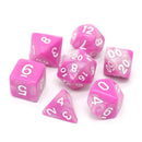 Die Hard Dice 7 Die RPG Dice Set: Tickled Pink