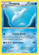 Dewgong 016  - Reverse Holofoil XY  Fates Collide - Uncommon