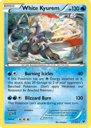 White Kyurem 021  - Reverse Holofoil XY  Fates Collide - Holo Rare