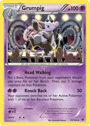 Grumpig 031  - Reverse Holofoil XY  Fates Collide - Rare