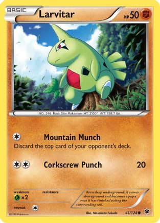 Larvitar (41/124) [XY: Fates Collide]