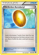 Old Amber Aerodactyl/124  XY  Fates Collide - Uncommon