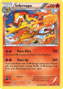 Infernape 020  - Reverse Holofoil XY  Steam Siege - Holo Rare