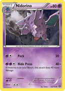 Nidorino 044  XY  Steam Siege - Uncommon