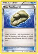 Claw Fossil Anorith 100  - Reverse Holofoil XY  Steam Siege - Uncommon