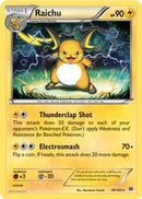Raichu - 49/162 (XY BREAKthrough) (Cracked Ice Holo)/162  - Holofoil Deck Exclusives - Holo Rare
