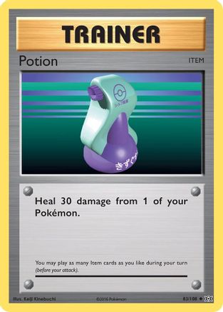 Potion 083  - Reverse Holofoil XY  Evolutions - Uncommon