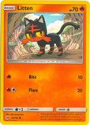 Litten (24/149) (Water Web Holo) [Sun & Moon: Base Set]