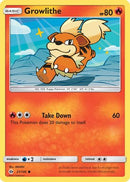 Growlithe 021  SM Base Set - Common