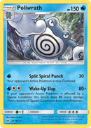 Poliwrath 032  - Holofoil SM Base Set - Holo Rare