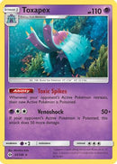 Toxapex 063  - Holofoil SM Base Set - Holo Rare