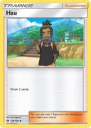 Hau 120  - Reverse Holofoil SM Base Set - Uncommon