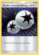 Double Colorless Energy 136  - Reverse Holofoil SM Base Set - Uncommon