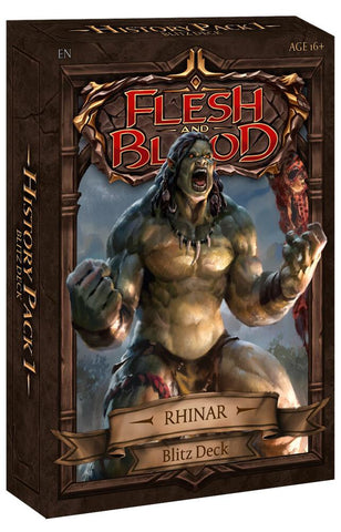 Flesh and Blood: History Pack 1 - Blitz Deck (Rhinar)