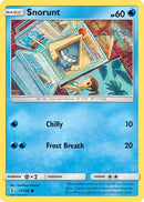Snorunt 031  - Reverse Holofoil SM  Guardians Rising - Common