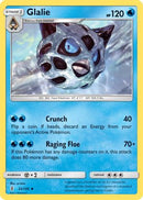 Glalie  - Reverse Holofoil SM  Guardians Rising - Uncommon