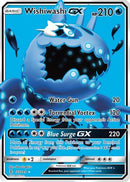 Wishiwashi GX (Full Art)  - Holofoil SM  Guardians Rising - Ultra Rare