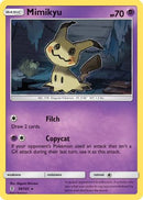 Mimikyu 058  - Reverse Holofoil SM  Guardians Rising - Holo Rare