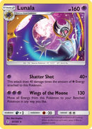 Lunala 061  - Reverse Holofoil SM  Guardians Rising - Rare