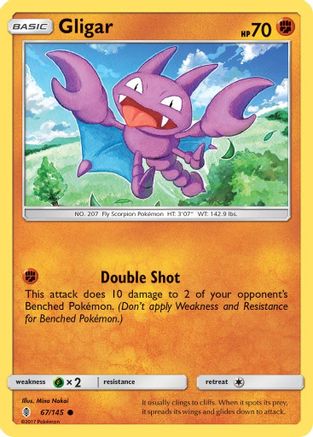 Gligar 067  SM  Guardians Rising - Common