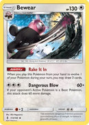 Bewear 113  - Reverse Holofoil SM  Guardians Rising - Uncommon