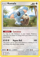Komala 114  - Reverse Holofoil SM  Guardians Rising - Uncommon