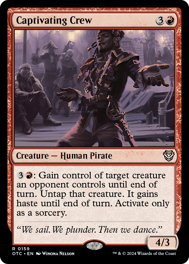 Captivating Crew [Outlaws of Thunder Junction Commander]