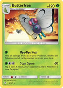 Butterfree 003  SM  Burning Shadows - Rare