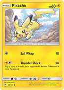 Pikachu 040  - Reverse Holofoil SM  Burning Shadows - Common