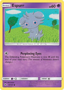 Espurr 059  - Reverse Holofoil SM  Burning Shadows - Common