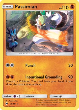 Passimian  SM  Burning Shadows - Rare