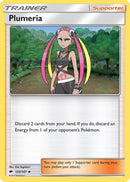 Plumeria 120  - Reverse Holofoil SM  Burning Shadows - Uncommon