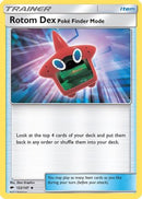 Rotom Dex Poke Finder Mode 122  - Reverse Holofoil SM  Burning Shadows - Uncommon