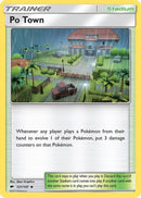 Po Town 121  - Reverse Holofoil SM  Burning Shadows - Uncommon