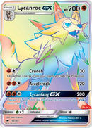 Lycanroc GX (Secret)  - Holofoil SM  Burning Shadows - Secret Rare