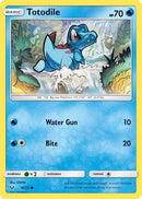 Totodile 018  - Reverse Holofoil Shining Legends - Common