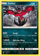 Yveltal 054  - Holofoil Shining Legends - Holo Rare