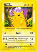 Pikachu (Red Cheeks) 058  - 1st Edition Base Set Shadowless - Common