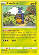Karrablast 007  - Reverse Holofoil SM  Crimson Invasion - Common