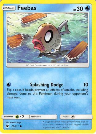 Feebas (26/111) [Sun & Moon: Crimson Invasion]