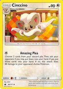 Cinccino 086  - Reverse Holofoil SM  Crimson Invasion - Uncommon