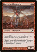 Lightning Elemental (10E-217) - 10th Edition Foil