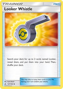 Looker Whistle  - Reverse Holofoil SM  Ultra Prism - Uncommon