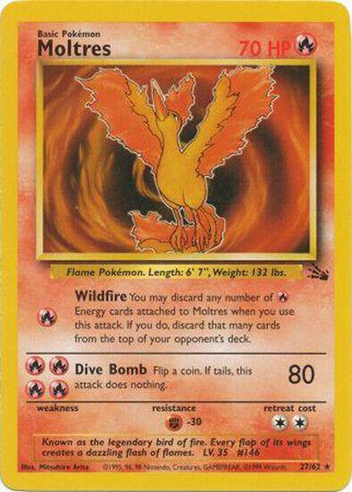 Moltres (27/62) [Fossil Unlimited]
