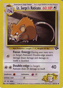 Lt. Surge's Raticate (53/132) [Gym Challenge Unlimited]