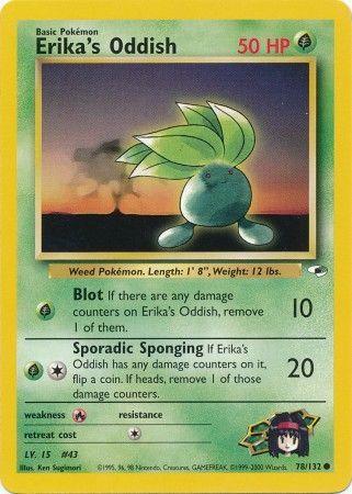 Erika's Oddish (78/132) [Gym Heroes Unlimited]